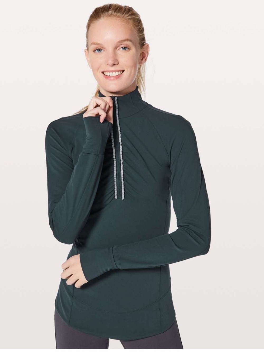 Lululemon Fast As Light 1/2 Zip